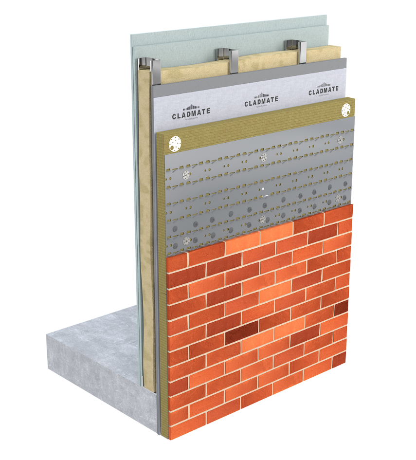 Wallclad Insulated Cladding Support System