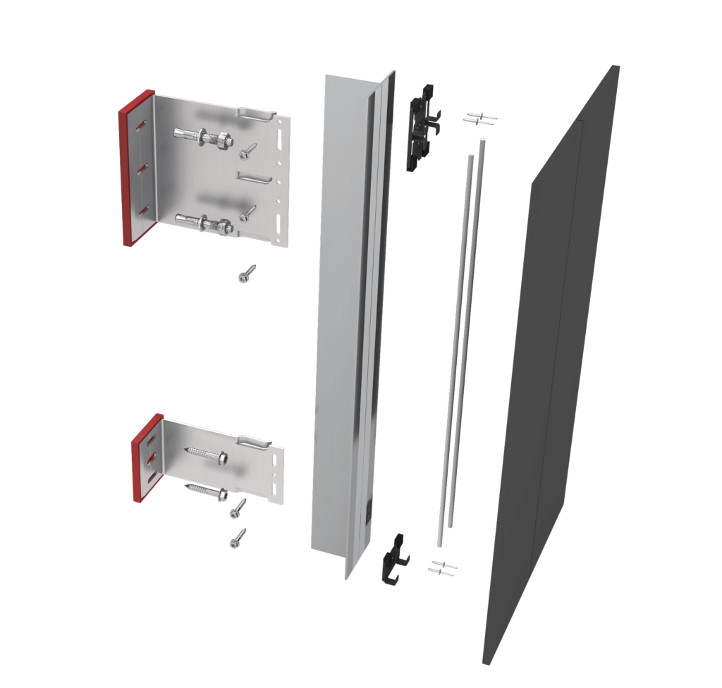Multi Clips Cladding Support System