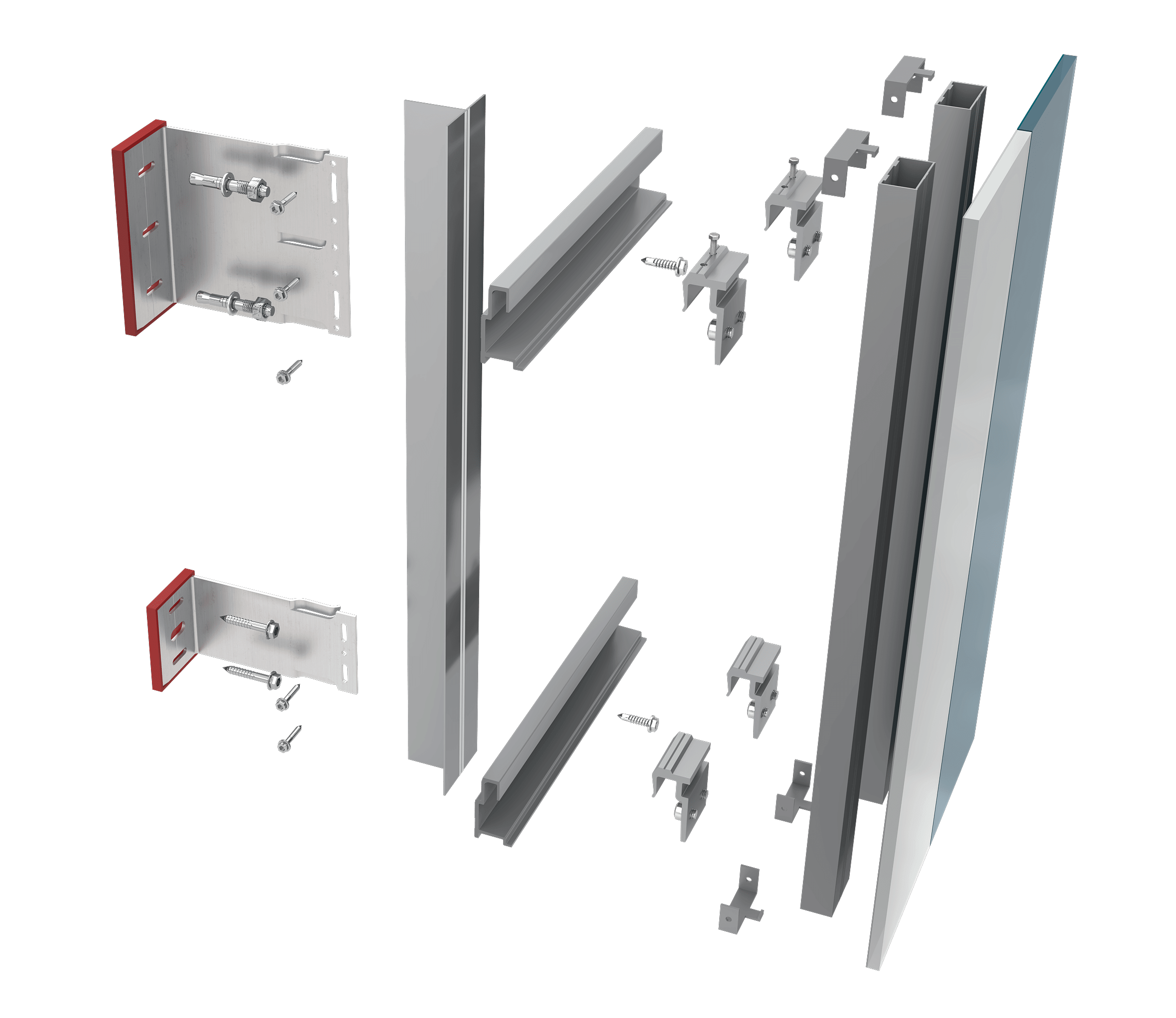 Glass Cladding Support System