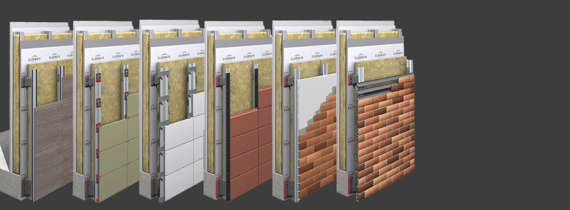 Cladmate Cladding Support Systems Brick Slips Brackets